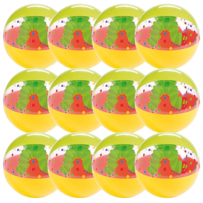 Fun Express Inflatable The Very Hungry Caterpillar Beach Balls 11" 12 Pack