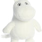 Aurora® Adorable Moomin® Moomin Stuffed Animal - Irresistible Companion - Endless Play - White 6 Inches