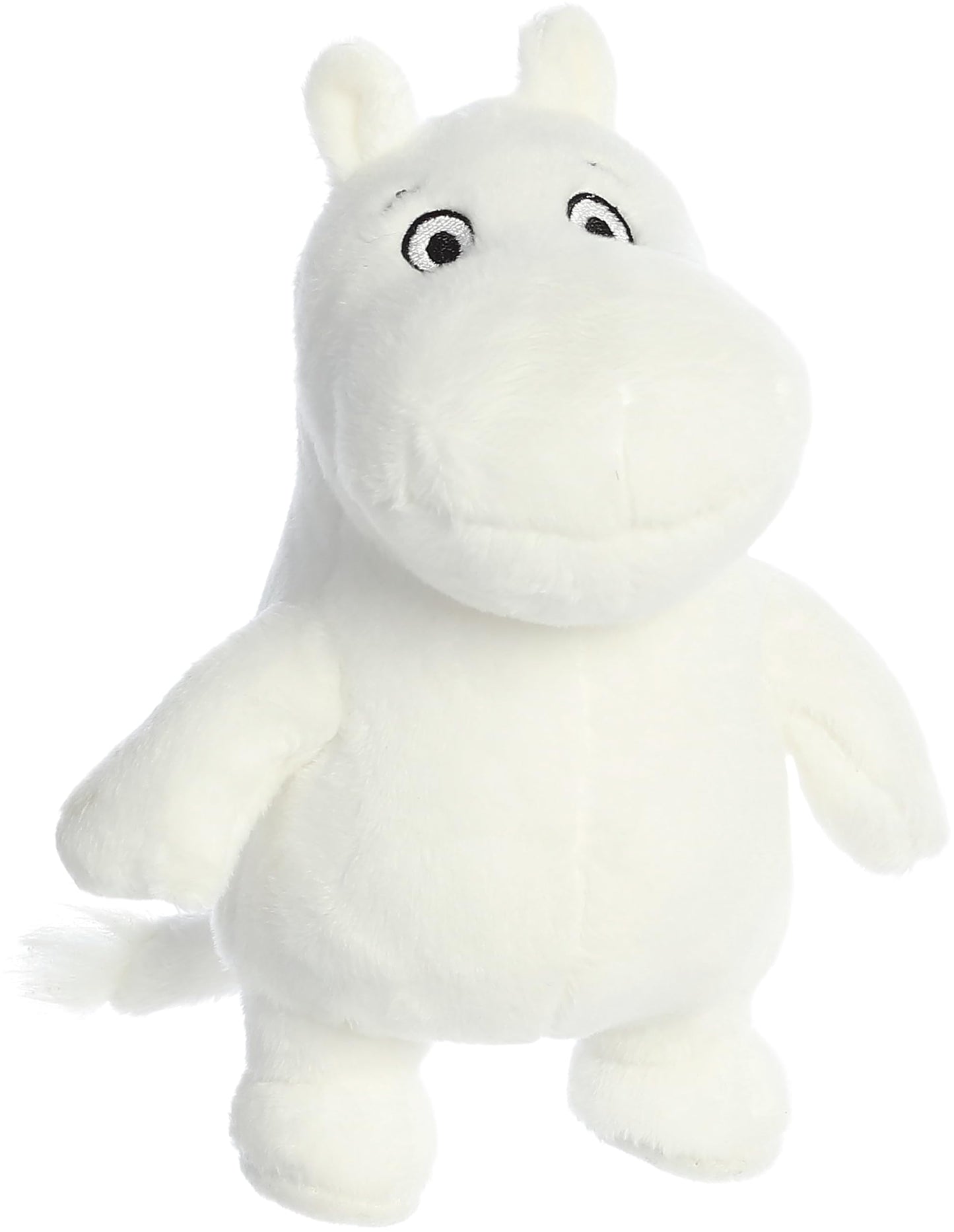 Aurora® Adorable Moomin® Moomin Stuffed Animal - Irresistible Companion - Endless Play - White 6 Inches