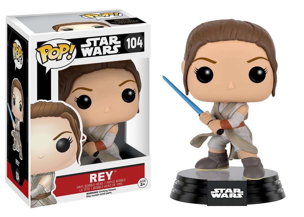Funko POP Star Wars: Episode 7: The Force Awakens Figure - Rey with Lightsaber