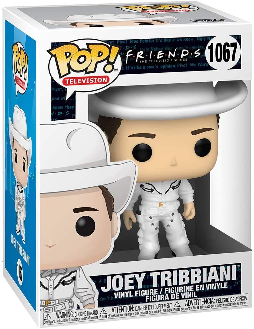 Funko Pop! TV: Friends - Cowboy Joey Tribbiani Vinyl Figure (Bundled with Compatible Box Protector Case) Multicolored 3.75 inches