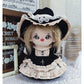 niannyyhouse 20cm Plushie Doll Little Witch Suit Hat Dress Petticoat 8in Kpop Stuffed Doll Clothing