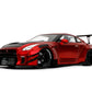 Jada Pink Slips Nissan GT-R R35-1:18 Scale Diecast Model with Opening Doors and Working Steering - for Collectors and Enthusiasts 14+