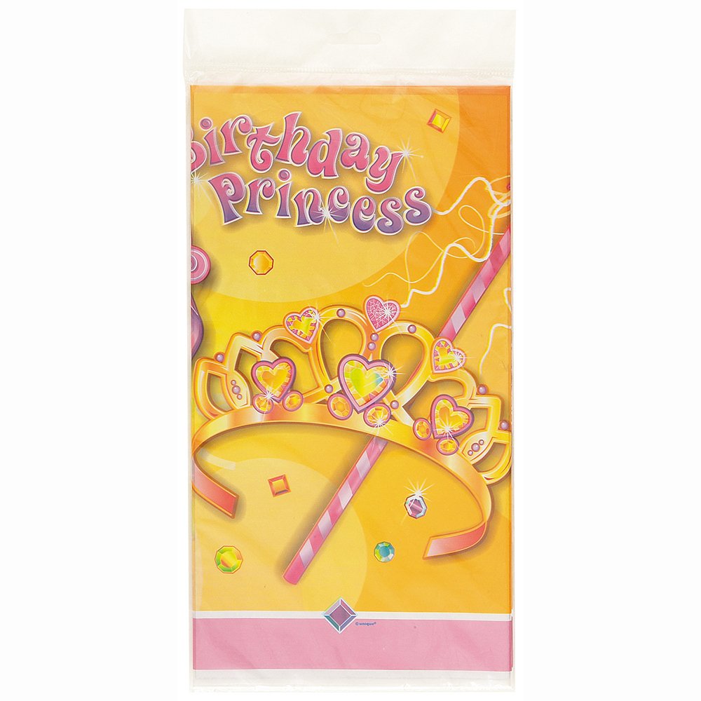 Pretty Princess Plastic Tablecloth, 84" x 54"