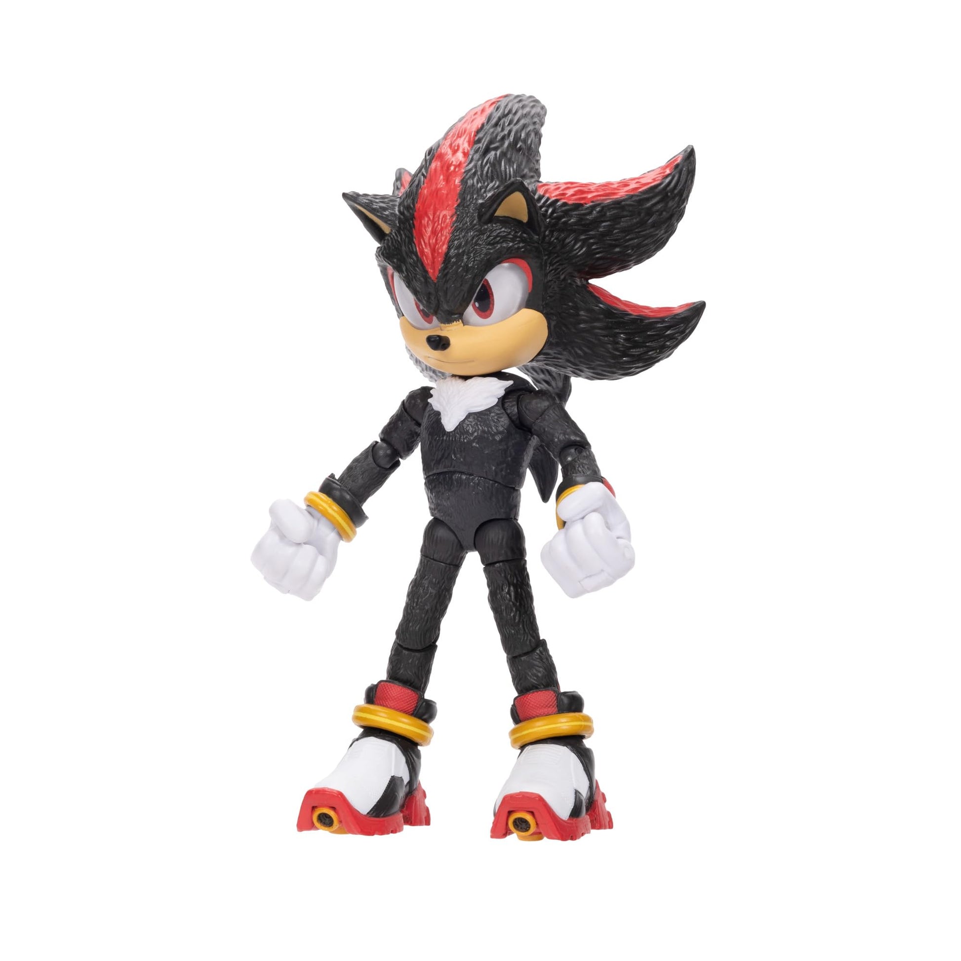 Sonic The Hedgehog - 5-Inch Shadow Action Figure - 20+ Points of Articulation - Official Collector Toy - Boys & Girls Ages 3+