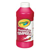 Crayola Premier Tempera Paint For Kids - Red (16oz), Kids Classroom Supplies, Great For Arts & Crafts, Non Toxic, Easy Squeeze Bottle