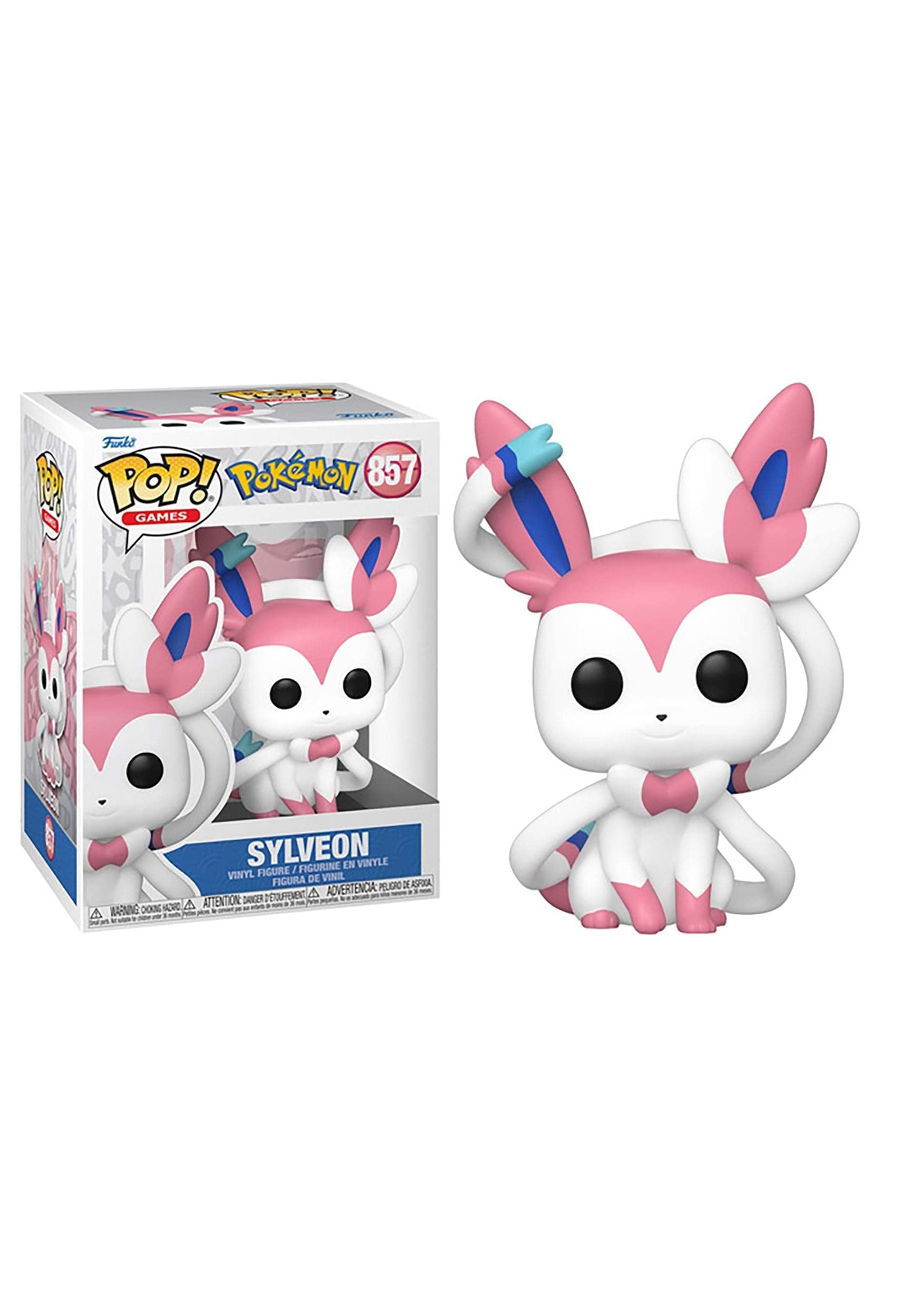 Funko Pop Games: Pokemon - Sylveon - Collectable Vinyl Figure - Gift Idea - Official Merchandise - Toys for Kids & Adults - Video Games Fans - Model