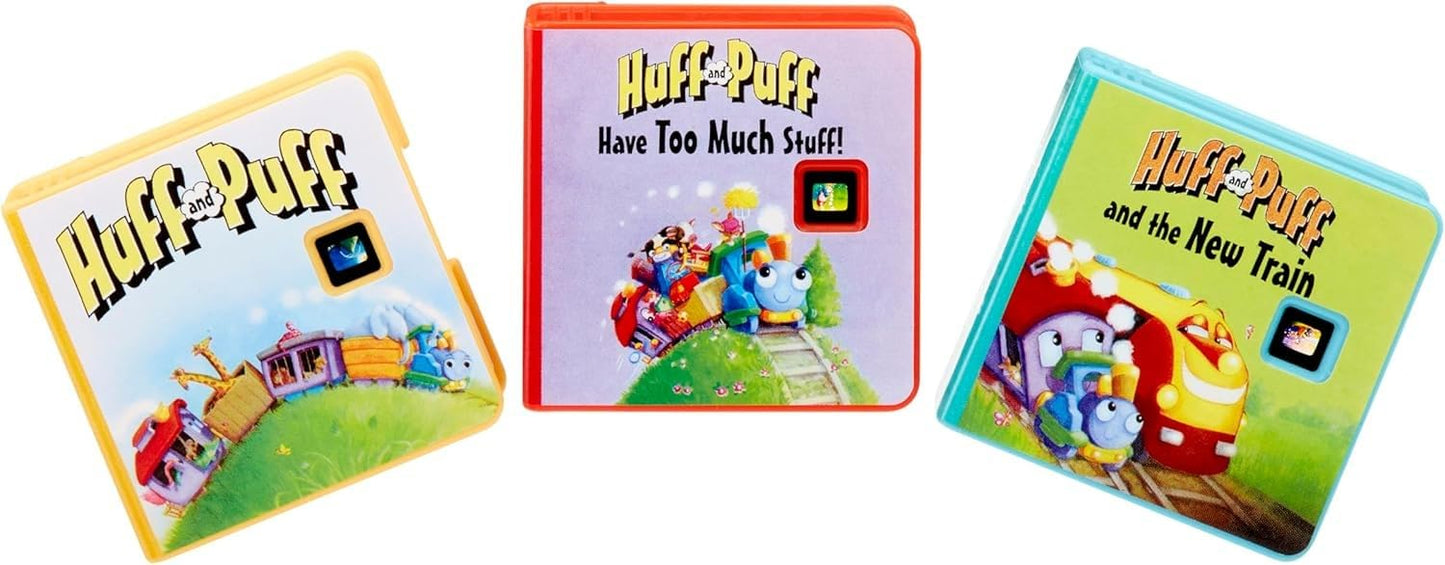 Little Tikes Huff and Puff Collection for Story Dream Machine - 3 Stories & 1 Character, Storytime Books with Audio Play Character, for Boys and Girls