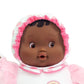 JC Toys Lil’ Hugs Hispanic Pink Soft Body - Your First Baby Doll - Designed by Berenguer - Ages 0+