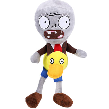 12" 1 PCS PVZ Plant and Zombies Plush Toys Stuffed Soft Doll Yellow Duck Zombie Great Gifts for Boys and Girls New