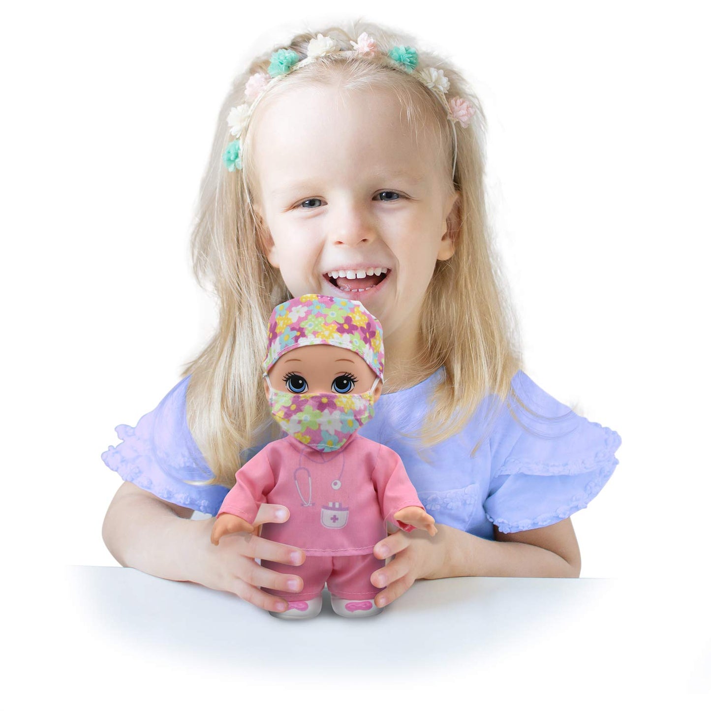 8" Playtime Doll Friend Hero in Pink