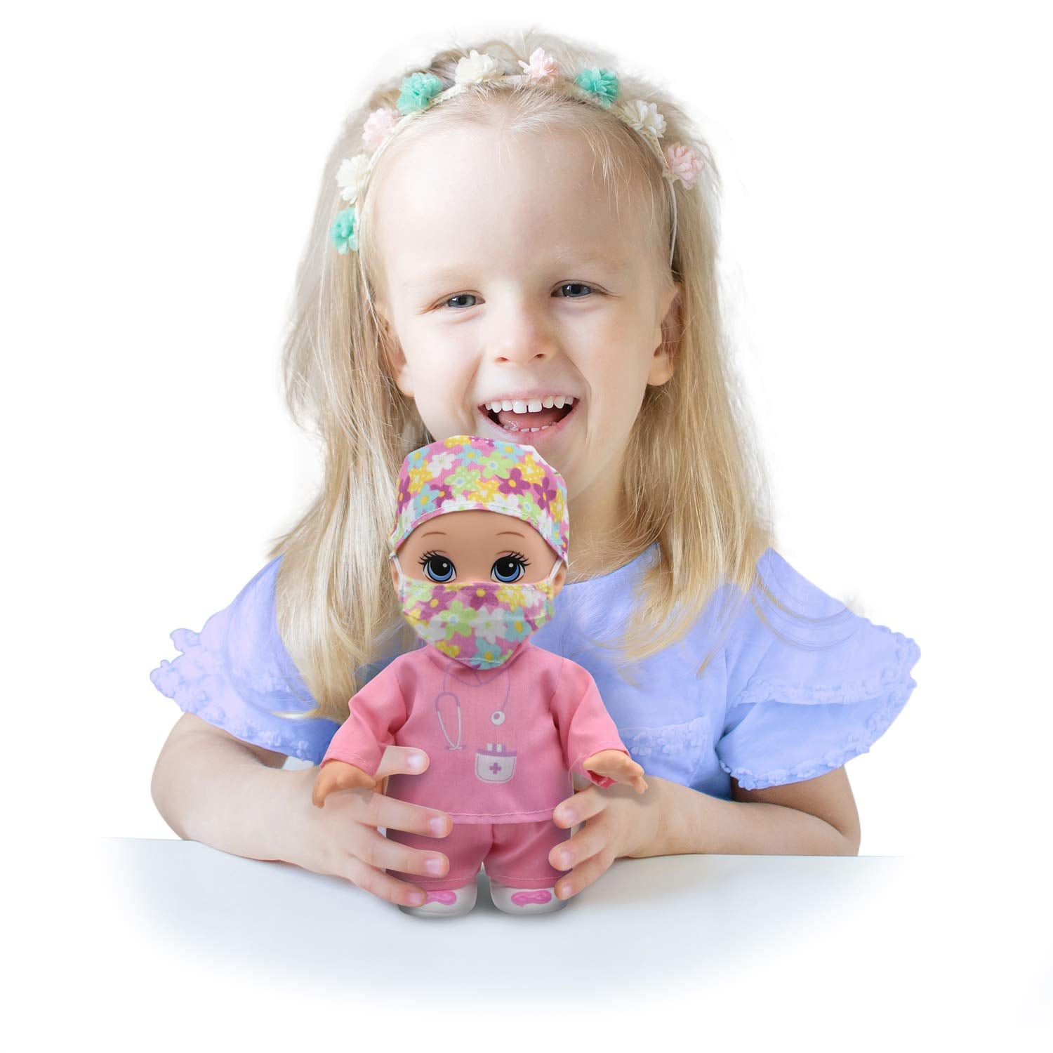8" Playtime Doll Friend Hero in Pink