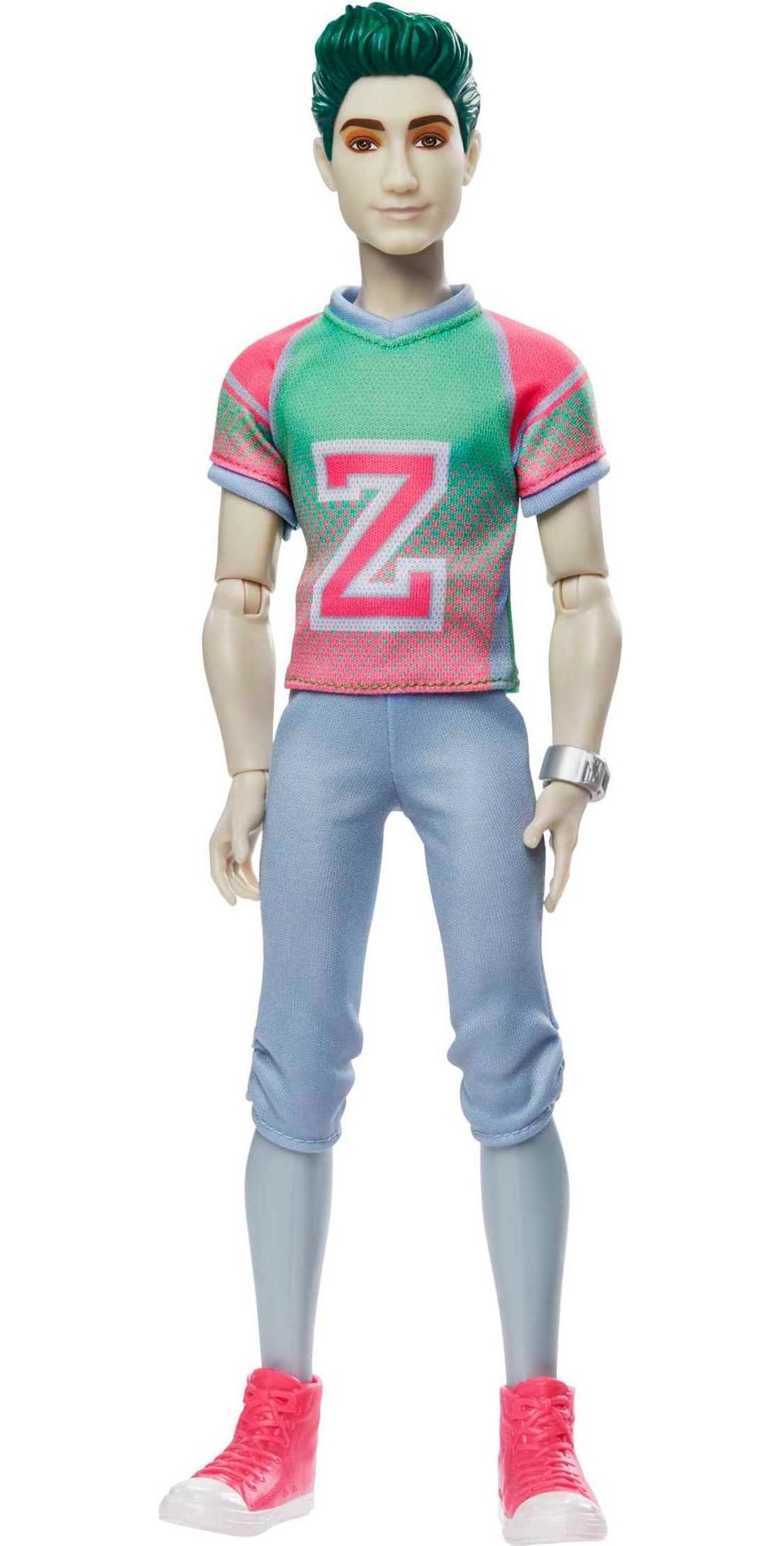 Mattel Disney Zombies 2-Pack, Addison Cheerleader and Zed Football Player Dolls (12-in),11 Bendable “Joints,” for ages 5+