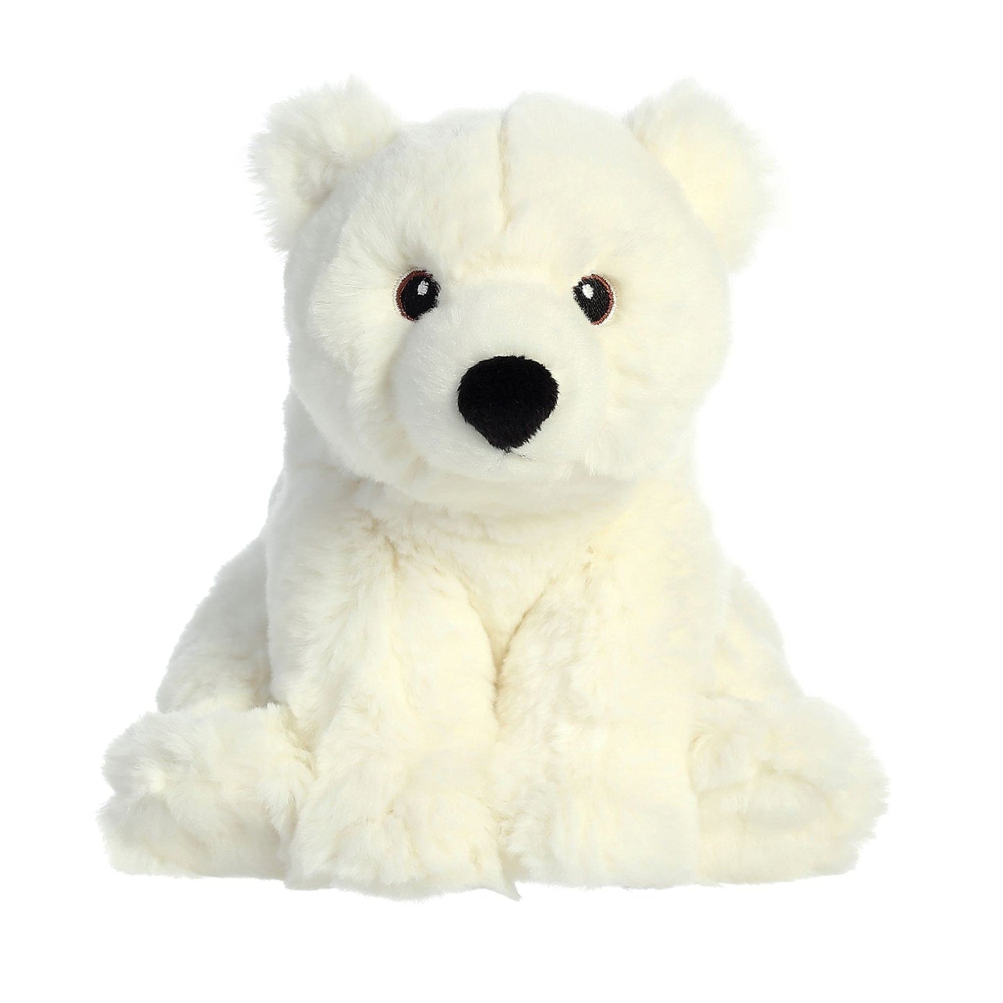 Aurora® Responsibly Made Eco Nation™ Polar Bear Stuffed Animal - Ideal for Playtime Adventures - Perfect for Birthdays or Just Because - White 7.5