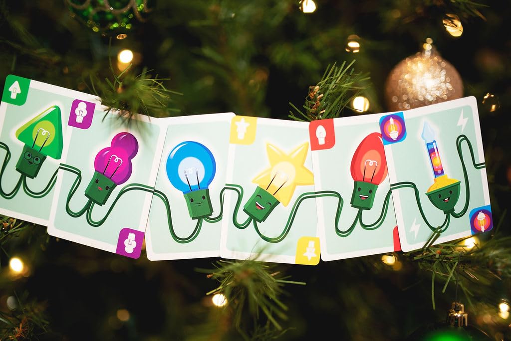 25th Century Games Christmas Lights A Card Game, 13 Different Holiday Festive Themed Games to Play