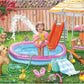 Bits and Pieces - 500 Piece Jigsaw Puzzle for Adults - 18" x 24" - Summer Soaker - 500 pc Summer Puppies Jigsaw by Brooke Faulder