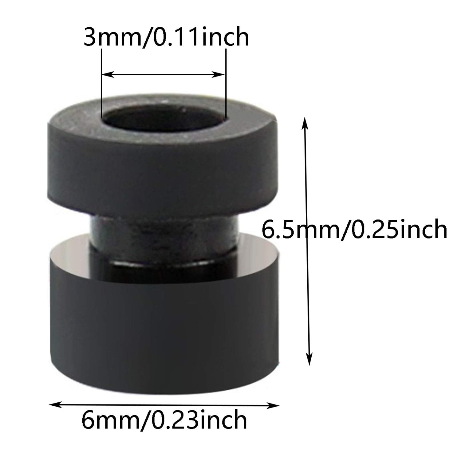 DGZZI 20pcs M3 Damping Ball for FPV F4 Flight Controller Anti Vibration Damper Washer RC Models DIY Part M3 Mounting Hole Shock Absorption Suspension