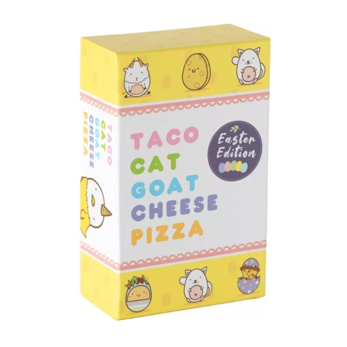 Taco Cat Goat Cheese Pizza Easter Edition Card Game for Family Game Night | Candy-Free Easter Basket Stuffers | Easy to Play 15 Minute Rounds | Fun