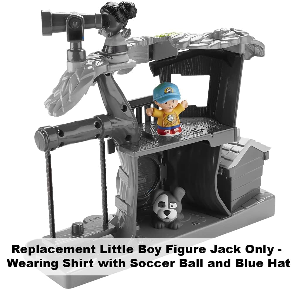 Replacement Part for Fisher-Price Little People Swing & Share Treehouse Playset - DYF19 ~ Replacement Little Boy Figure Jack ~ Shirt with Soccer Ball