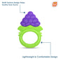 RaZbaby Fruitique Infant & Baby Massager & Teether Toy 3-Pack, Fruit-Shaped Multi-Texture Teethers Soothe Sore Gums, Non-Toxic BPA-Free Food-Grade