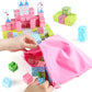 128PCS Magnetic Blocks Building Toys - 1" Magnet Cubes, Build Princess Castle, Magnetic Tiles Building Blocks, STEM Innovation Toys, Ideal Gifts
