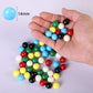 Laviesto Game Replacement Marbles Balls,60pcs 9/16inch Acrylic Balls for Chinese Checkers,Aggravation Game,Marble Run,Marble Games(6 Colors)