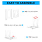RIXUGIT 30-Pack 2-Piece Card Display Stands