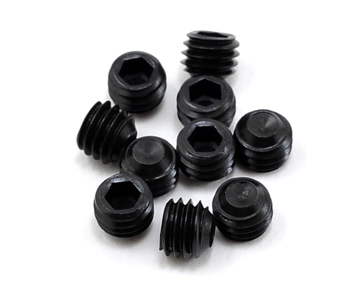 Tekno RC LLC M5x4mm Set Screws- Black 10pcs TKR1603 Electric Car/Truck Option Parts