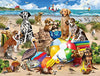 White Mountain 500 Piece Jigsaw Puzzle Summer Dog Gift, Beach Buddies