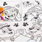 Paw Patrol DIY Canvas Painting Set - 4 Colorful 4"x4" Canvases, 1 Paint Brush, 6 Vibrant Paints - Unleash Creativity & Foster Imagination - Perfect