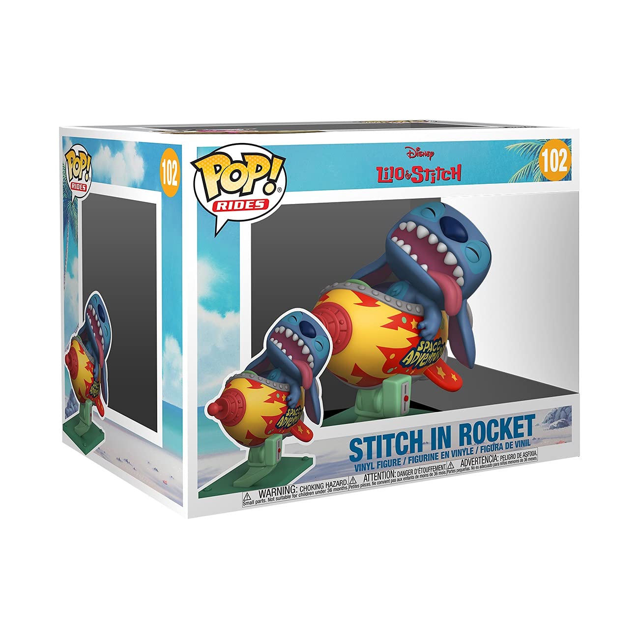 Funko POP! Rides Super Deluxe: Disney Lilo & Stitch - Stitch Rocket