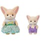 Calico Critters Sunny Picnic Set - Fennec Fox Sister & Baby, Doll Playset with Figures and Accessories