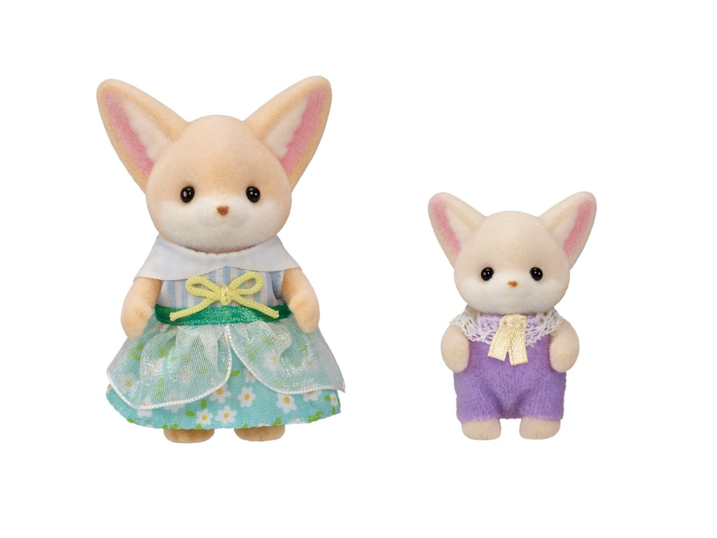 Calico Critters Sunny Picnic Set - Fennec Fox Sister & Baby, Doll Playset with Figures and Accessories