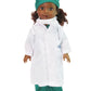 Green Doctor Outfit 7pc for 14-Inch Dolls | Premium Quality & Trendy Design | Dolls Clothes