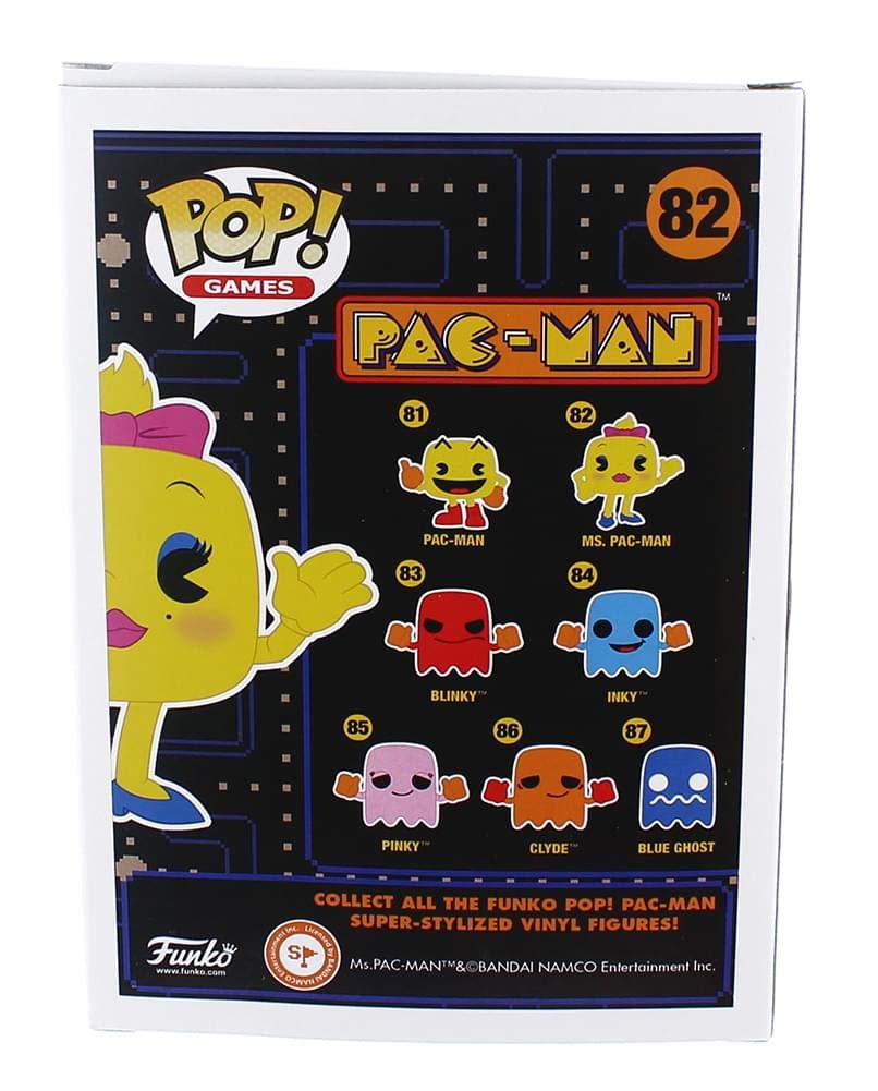 Funko POP Games: Ms. Pac-Man Action Figure