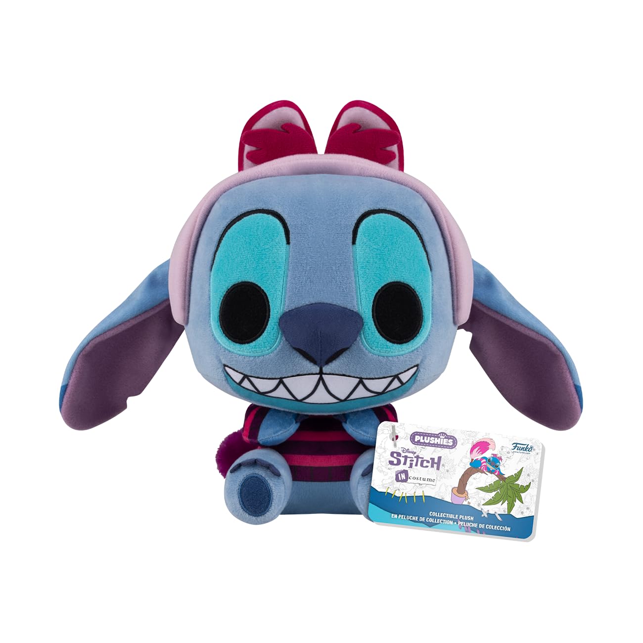 Funko Pop! Plush: Disney Stitch in Costume - Alice in Wonderland, Stitch as Cheshire Cat 7"