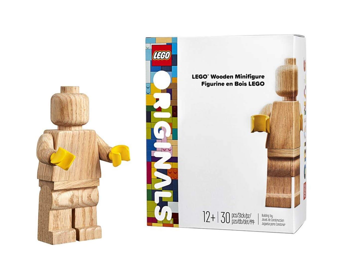LEGO Originals: LEGO Wooden Minifigure - 30 Piece Building Set - LEGO, #853967, Ages 12+