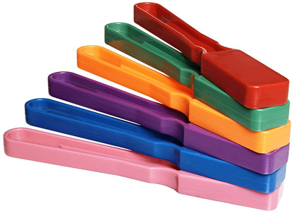 hand2mind Rainbow Magnetic Wand Set for Kids for 5-10, 8 Inch with Magnet Bar, Use for Sewing, Science Experiments, Bingo, Fridge, and Magnetic
