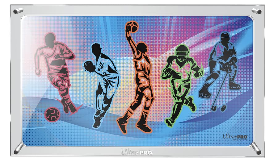 Ultra PRO - Premier Playmat Display, Clear Acid-Free UV-Protected Acrylic Screw-Down Playmat Case, Versatile Showcase Elegant Display for Collector