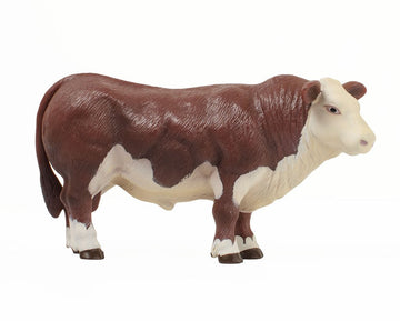 Little Buster Toys Herford Bull - Realistic Bull, 1/16th Scale