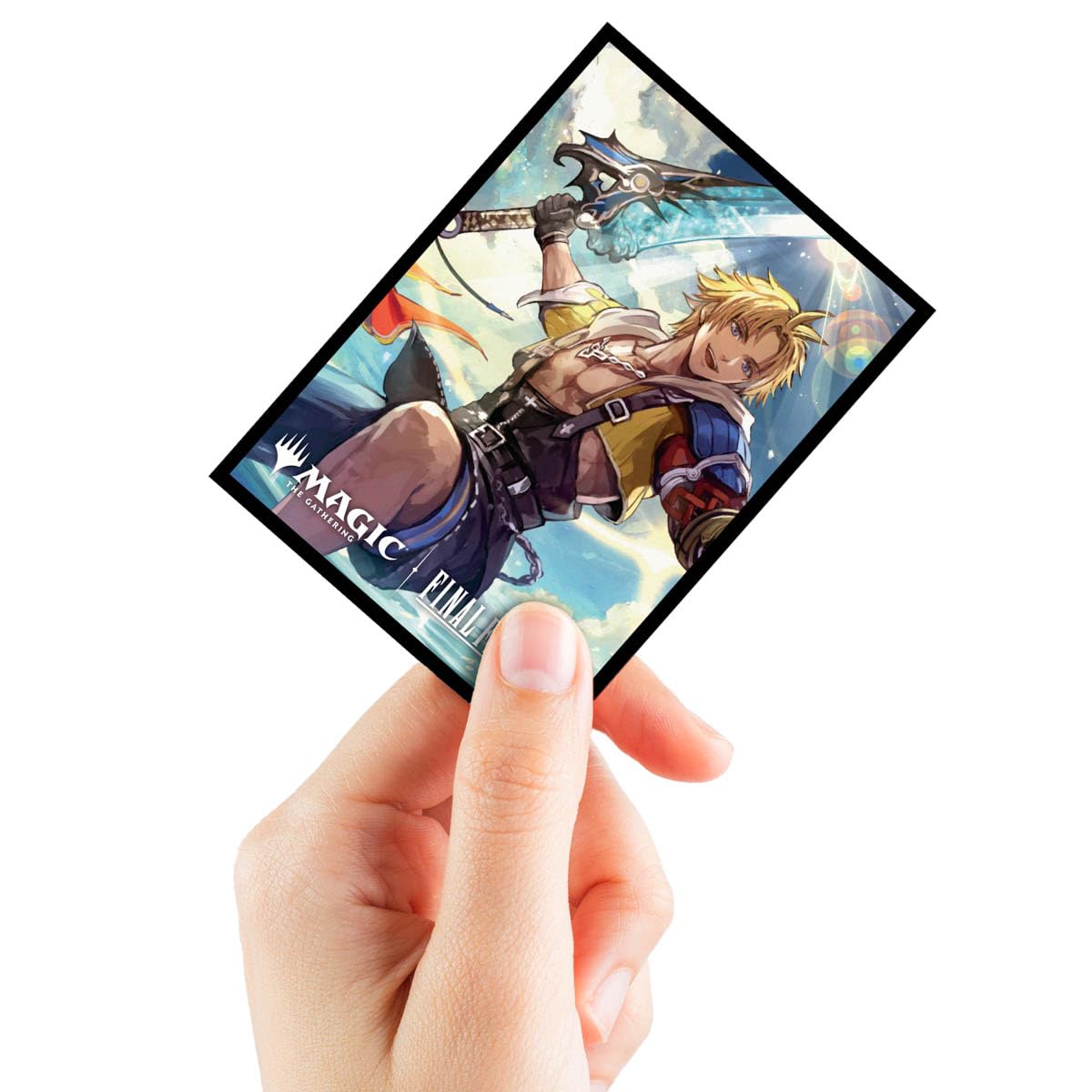 Ultra PRO - Final Fantasy x Universes Beyond Tidus (Commander) 100ct Deck Protector Sleeves for Magic: The Gathering | Trading Card Accessories