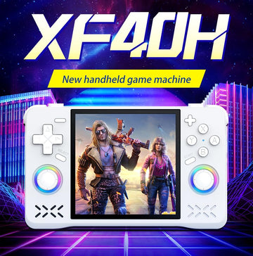 New Retro Handheld Game Console,4-inch IPS Screen with Storage Bag,Built-in 128G with 22000 Games,Linux System,Portable Pocket Mini Arcade (Gray,128g)