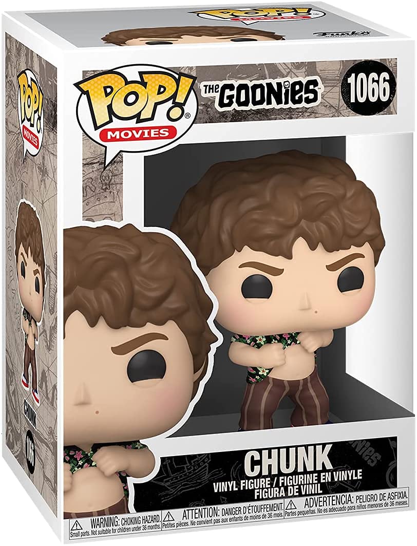 POP Funko The Goonies - Chunk Vinyl Figure (Bundled with Compatible Box Protector Case), Multicolored, 3.75 Inches