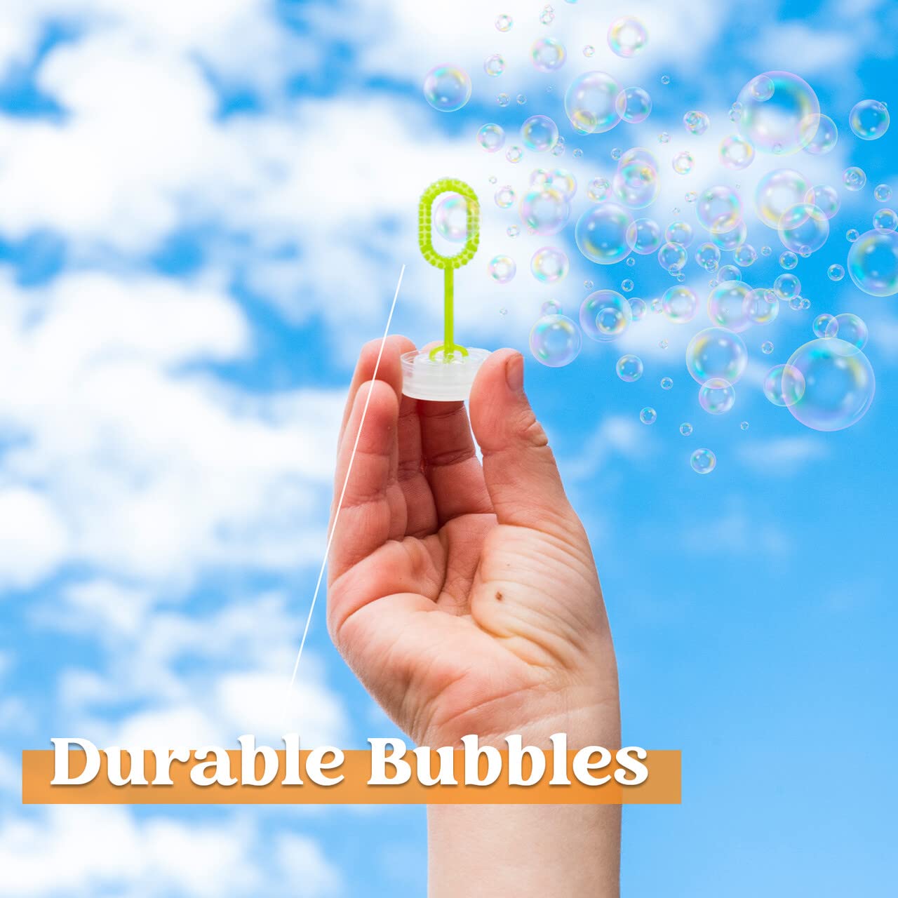 JOYIN 24 Pcs Mini Bubble Wands Assortment Party Favors Toys for Kids Child, Summer Gifts Bubbles Fun Toys,Wedding, Bath Time,Summer Outdoor Gifts
