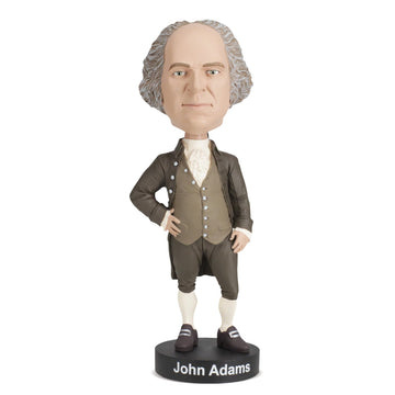 Royal Bobbles John Adams Bobblehead, Premium Polyresin Lifelike Figure, Unique Serial Number, Exquisite Detail
