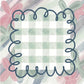 Humble Oak Co. Large Neoprene Mahjong and Craft Mat - Waterproof Floral & Gingham Table Protector, Non-Slip Table Cover for Gaming, Arts, Crafts