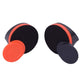 Plastic Air Hockey Strikers/Pushers, 2 PCS 4" Plastic Black Air Hockey Pushers and 4 PCS 2.75" Pucks Replacement for Game Tables Goalies Equipment