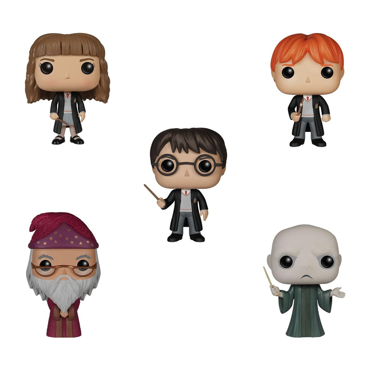 Funko Pop! Harry Potter: Harry/Voldemort/Hermione/Dumbledore/Ron, 5-Pack