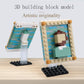 4 Pcs World Famous Painting MOC Building Blocks Toy Set, Compatible with Lego Building Set,Art Portrait Toys,Educational Classic Toy Bricks,STEM Gift