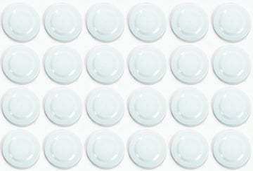 Fun Express DIY Plastic Flying Disks Set of 24 - Party Favors for Kids 8-12 | Arts and Crafts Kit for Kids Ages 4-8 | Bulk Frisbees for Birthday